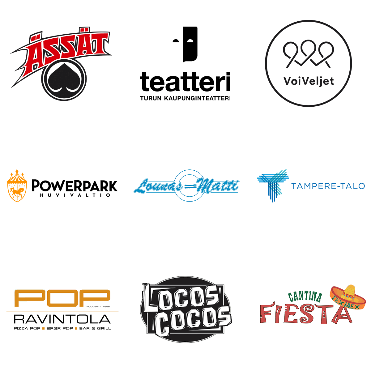 Solteq Commerce Cloud asiakaslogoja