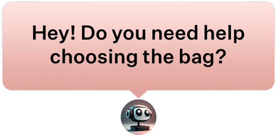 Conversational commerce example