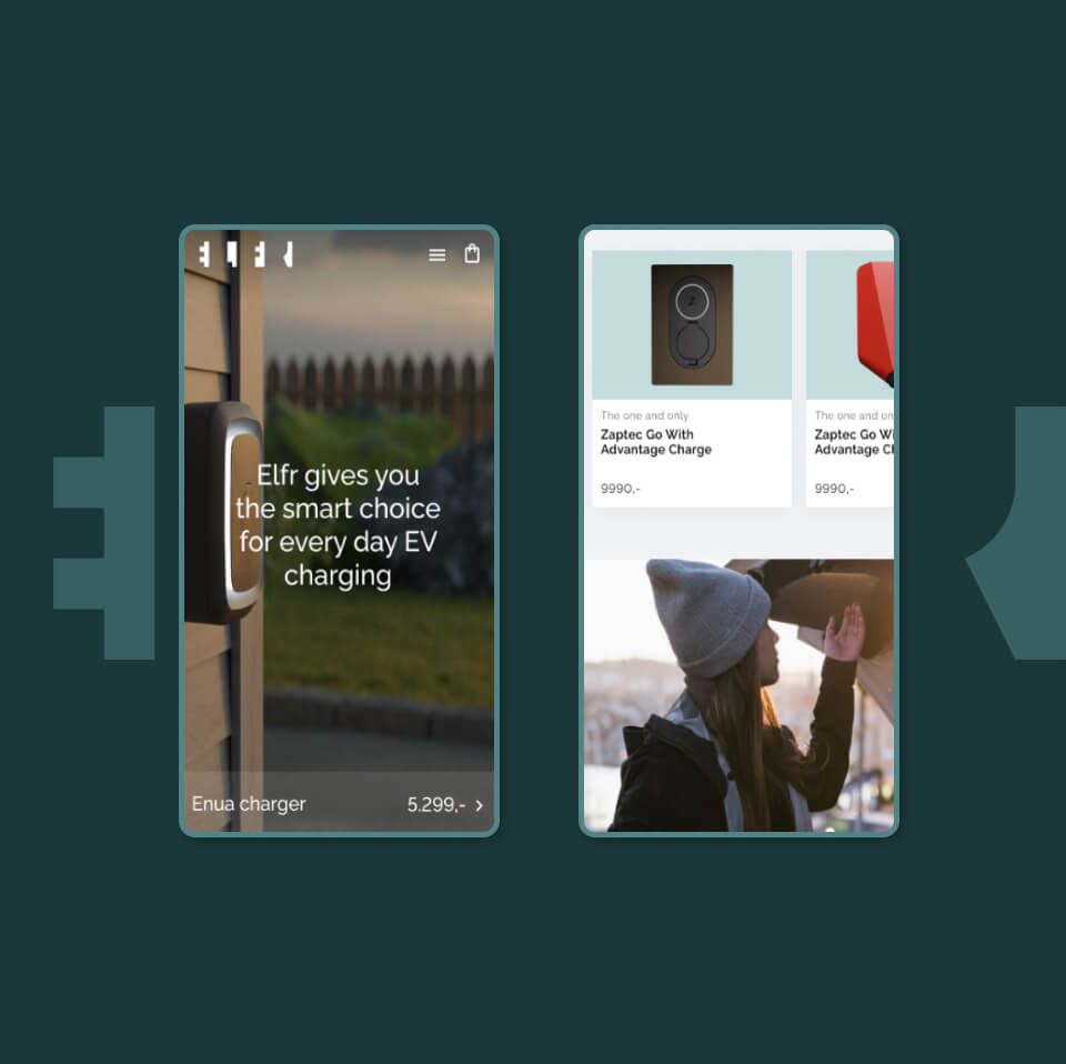User interface images on mobile screens
