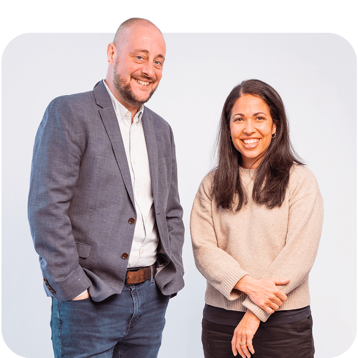 Steve Coates and Amel Gaily