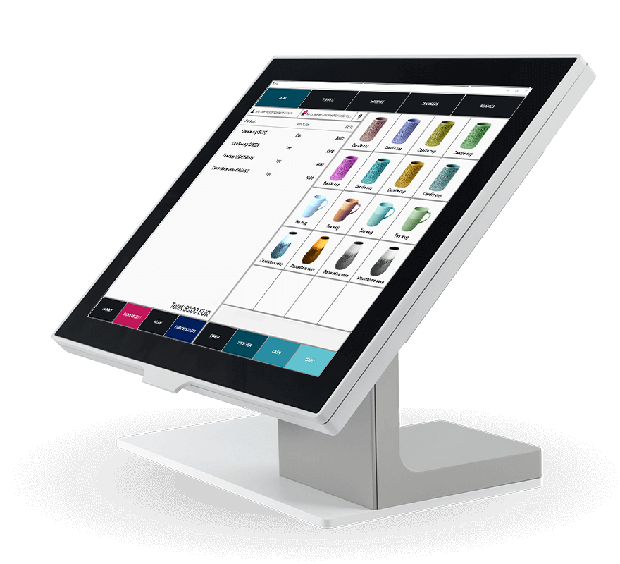 Solteq Commerce Cloud kassa/salgssted (POS) system.