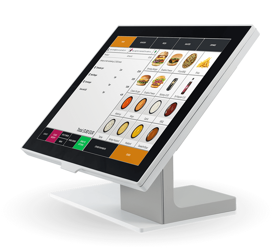 Solteq Commerce Cloud cash register terminal.