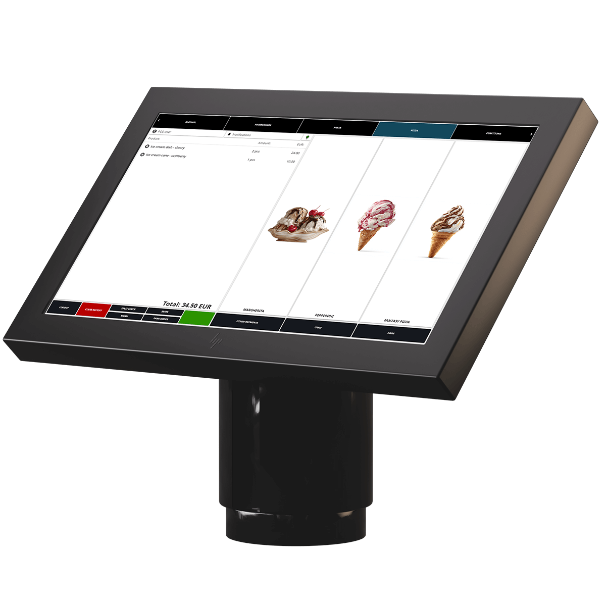 Kassaapparat med integrerat POS system från Solteq.