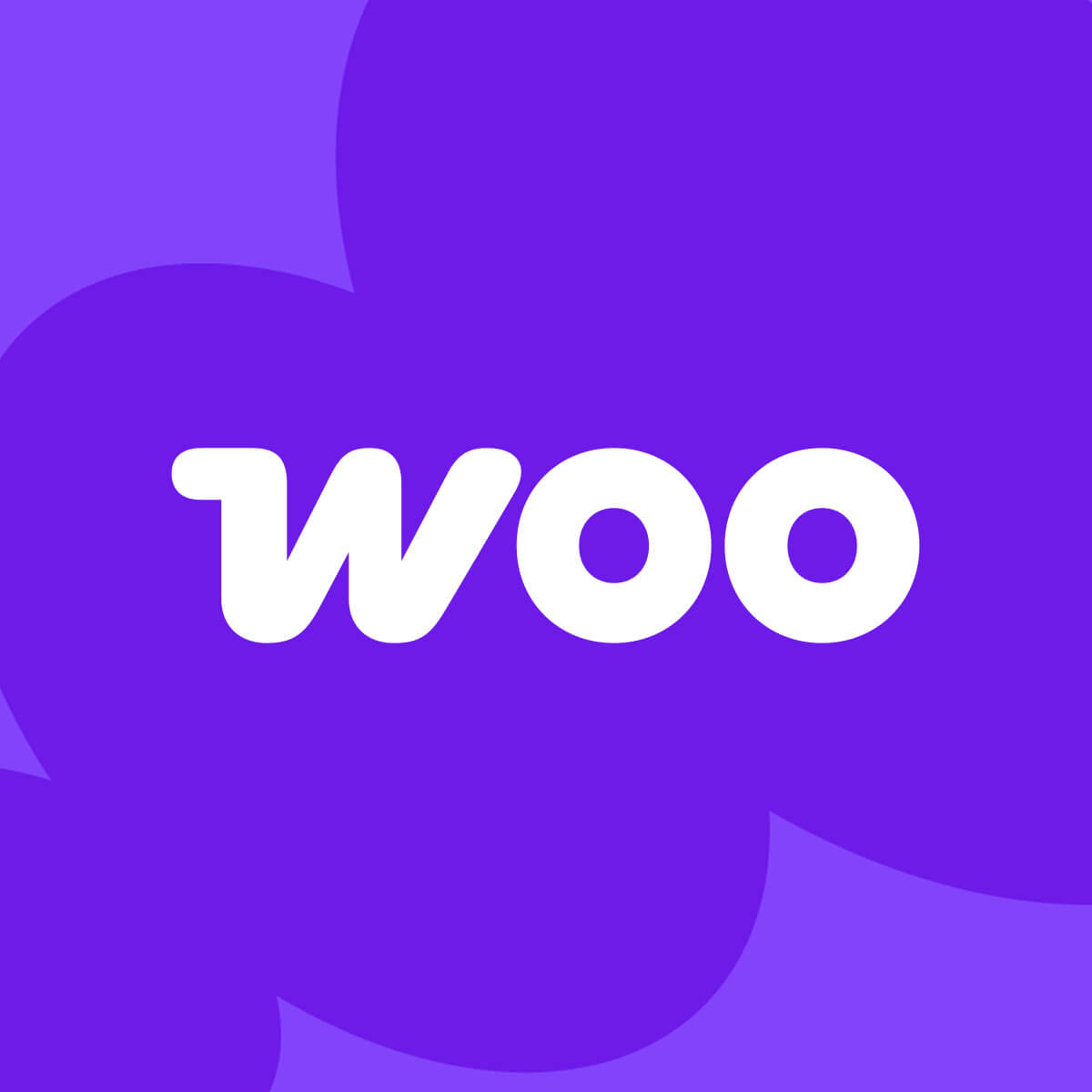 WooCommerce logo on a purple background