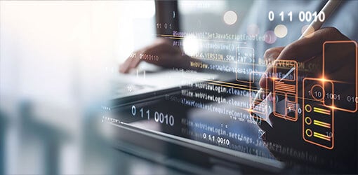 Developing AI products and accelerators through data-driven engineering, illustrating scalable AI services and ready-to-use AI solutions.