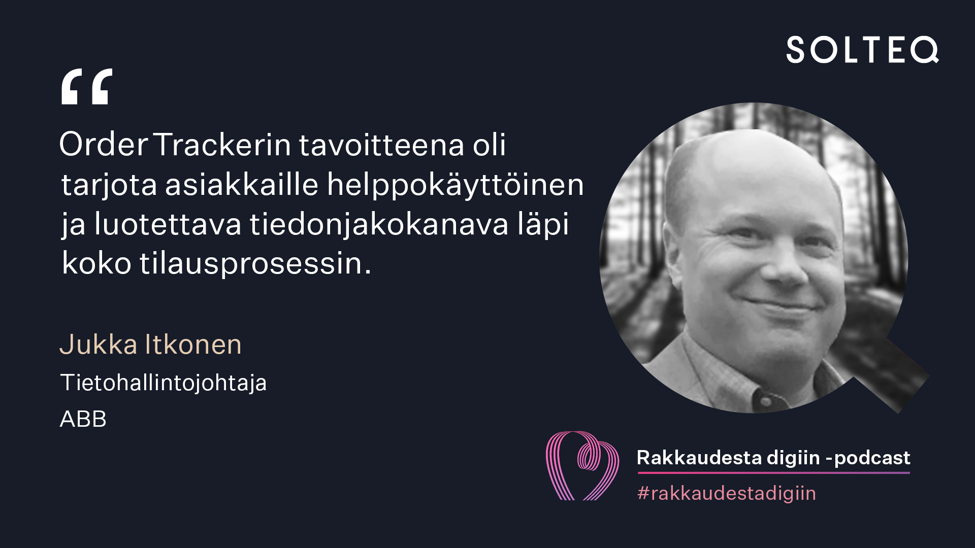 Quote Jukka Itkonen, ABB