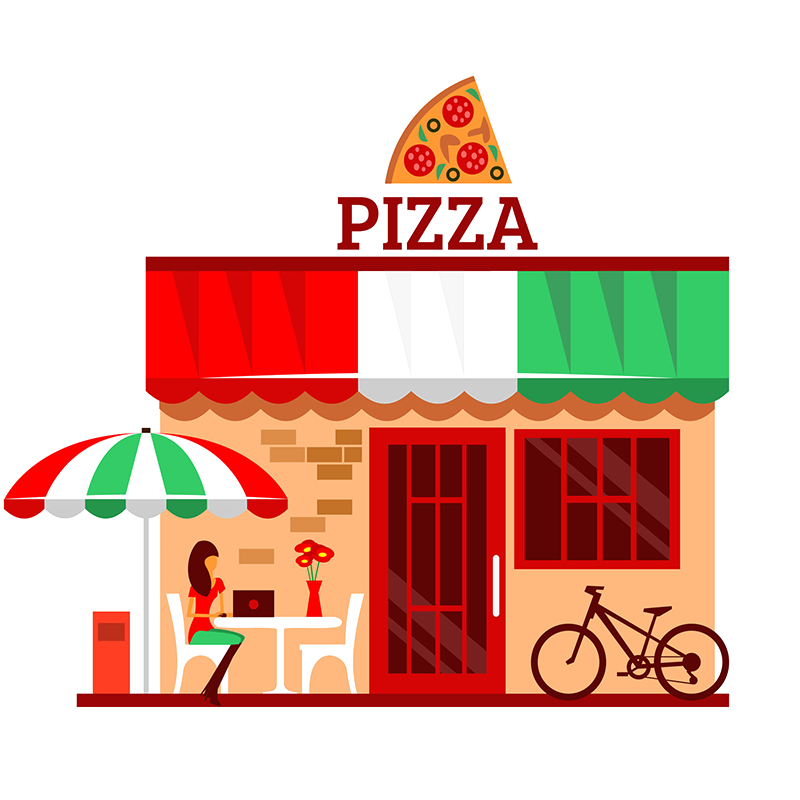 Pizza restaurant.