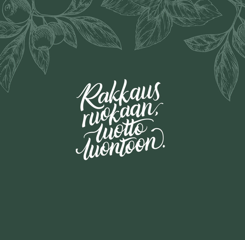 Lehtiä vihreällä taustalla