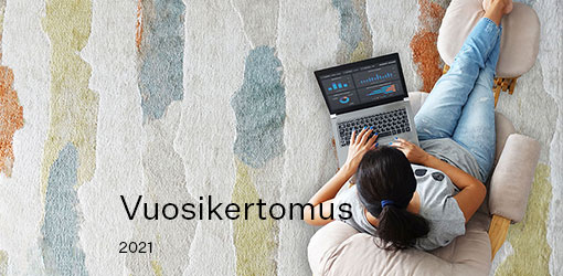 Solteqin vuosikertomuksen 2021 kansikuva