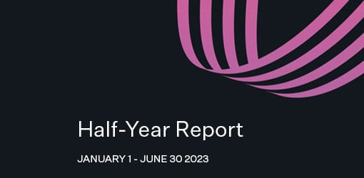 Solteq Half-Year Report cover