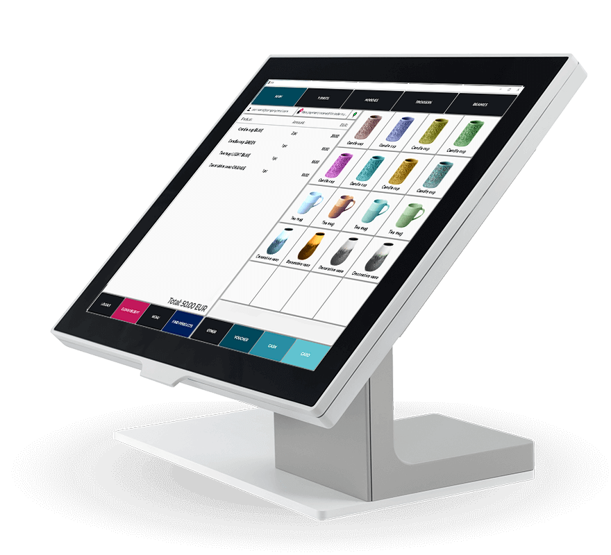 Solteq Commerce Cloud checkout/point of sale (POS) system.