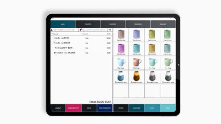 POS med Betaling via tablet 