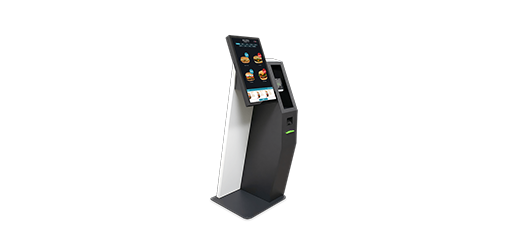 Self-service chekoout/POS kiosk.