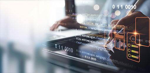 Developing AI products and accelerators through data-driven engineering, illustrating scalable AI services and ready-to-use AI solutions.