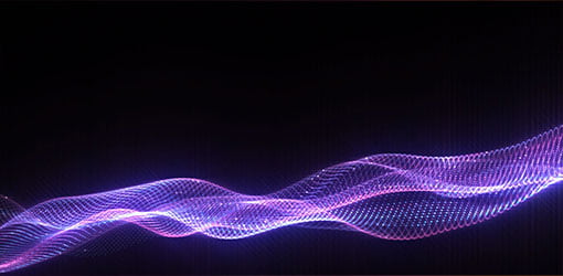 Abstract purple lines depicting the PIMScribe AI service