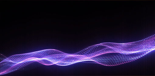 Abstract purple lines depicting the PIMScribe AI service