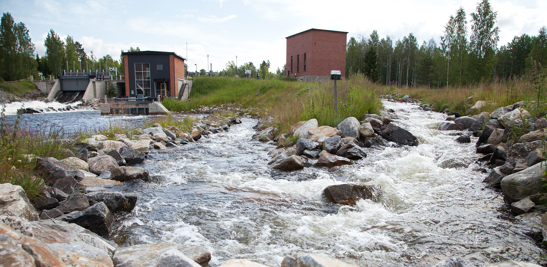 Hydroelectric power plant in Kissakoski.