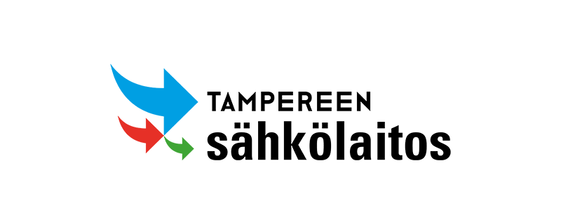 Logo av Tampereen Sähkölaitos.